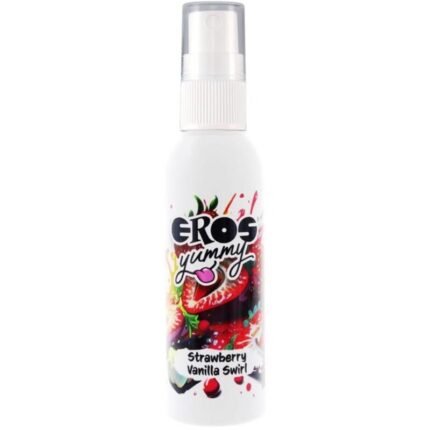 EROS - YUMMY SPRAY CORPORAL STRAWBERRY VAINILLA SWIRL 50 ML - sexbliss - Foto 1