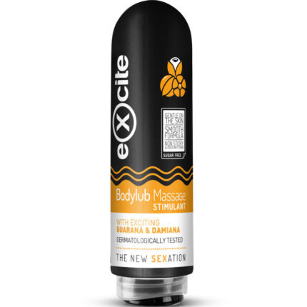 EXCITE - BODYLUB MASSAGE GEL ESTIMULANTE GUARAN 200 ML - sexbliss - Foto 1