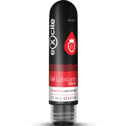EXCITE - GEL LUBRICANTE FRESA 100 ML - sexbliss - Foto 1