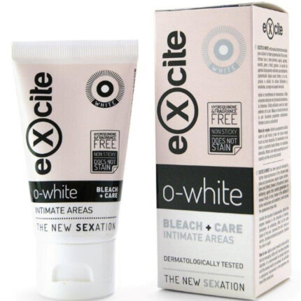 EXCITE - O WHITE BLEACH + CARE INTIMATE AREAS 50 ML - sexbliss - Foto 1