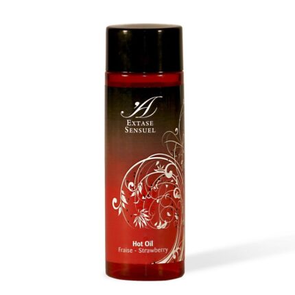 EXTASE SENSUAL - ACEITE ESTIMULANTE CALOR FRESA 100 ML - sexbliss - Foto 1