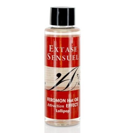 EXTASE SENSUAL - ACEITE MASAJE EFECTO CALOR CON FEROMONAS PIRULET 100 ML - sexbliss - Foto 1