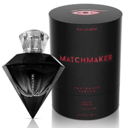 EYE OF LOVE - MATCHMAKER BLACK DIAMOND LGBTQ PERFUME FEROMONAS PARA EL 30 ML - sexbliss - Foto 1