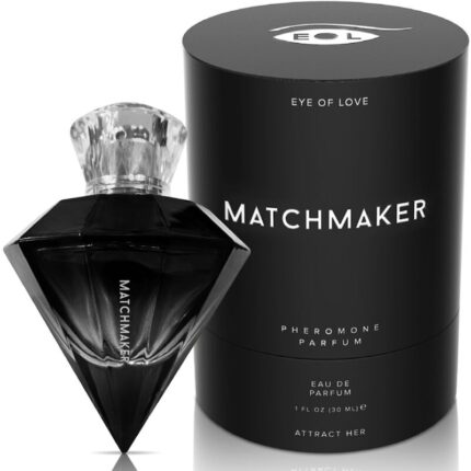 EYE OF LOVE - MATCHMAKER BLACK DIAMOND PERFUME FEROMONAS PARA ÉL 30 ML - sexbliss - Foto 1