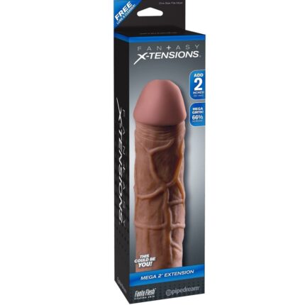 FANTASY X- TENSIONS - MEGA 2 EXTENSIÓN MARRÓN PARA EL PENE - sexbliss - Foto 1