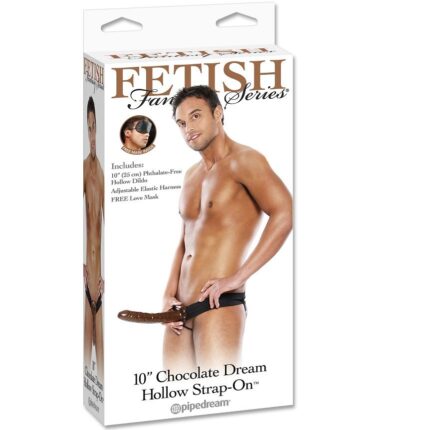 FETISH FANTASY SERIES - ARNÉS HUECO AJUSTABLE CHOCOLATE 22 CM - sexbliss - Foto 1