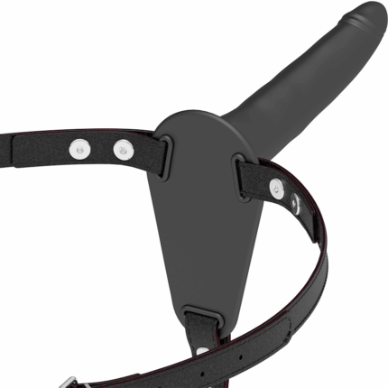 FETISH SUBMISSIVE HARNESS - SILICONA NEGRO 15 CM - sexbliss - Foto 1