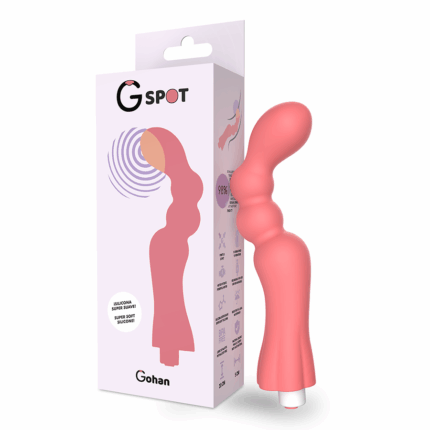 G-SPOT - GOHAN VIBRADOR PUNTO G LIGHT RED - sexbliss - Foto 1