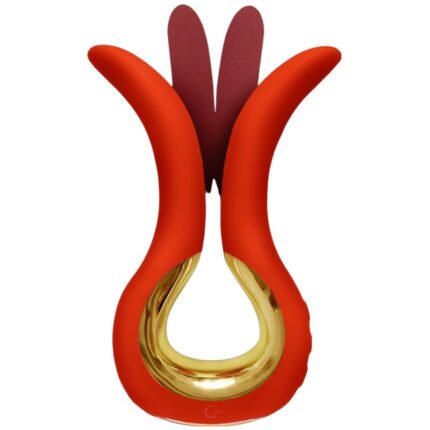 G-VIBE - GVIBE MAXI VIBRADOR CON DOS PUNTAS FLEXIBLES CORAL - sexbliss - Foto 1