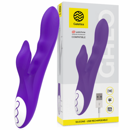 GALATEA - GALO VIBRADOR LILA COMPATIBLE CON WATCHME WIRELESS TECHNOLOGY - sexbliss - Foto 1