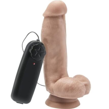 GET REAL - DILDO 12 CM CON TESTÍCULOS VIBRADOR NATURAL - sexbliss - Foto 1