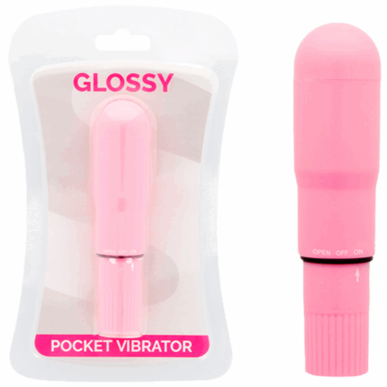 GLOSSY - POCKET VIBRADOR ROSA - sexbliss - Foto 1