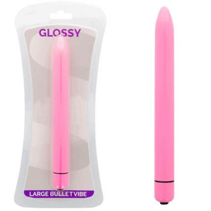 GLOSSY - SLIM VIBRADOR ROSA INTENSO - sexbliss - Foto 1