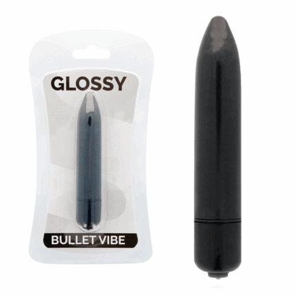 GLOSSY - THIN VIBRADOR NEGRO - sexbliss - Foto 1