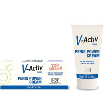 HOT - V-ACTIV CREMA POTENCIADORA HOMBRE 50ML - sexbliss - Foto 1