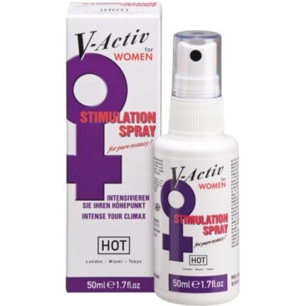 HOT - V-ACTIV SPRAY POTENCIADOR MUJER 50ML - sexbliss - Foto 1