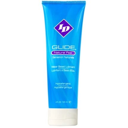 ID GLIDE - LUBRICANTE BASE AGUA ULTRA LONG LASTING TRAVEL TUBE 120 ML - sexbliss - Foto 1