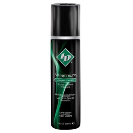 ID MILLENIUM - LUBRICANTE BASE SILICONA LONG LASTING 500 ML - sexbliss - Foto 1