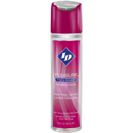 ID PLEASURE - LUBRICANTE BASE AGUA TINGING SENSATION 250 ML - sexbliss - Foto 1