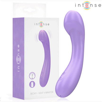 INTENSE - BECKY VIBRADOR 19 CM CALENTABLE 7 VIBRACIONES MORADO - sexbliss - Foto 1