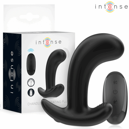 INTENSE - CHANDLER PLUG ANAL 10 VIBRACIONES NEGRO CONTROL REMOTO - sexbliss - Foto 1
