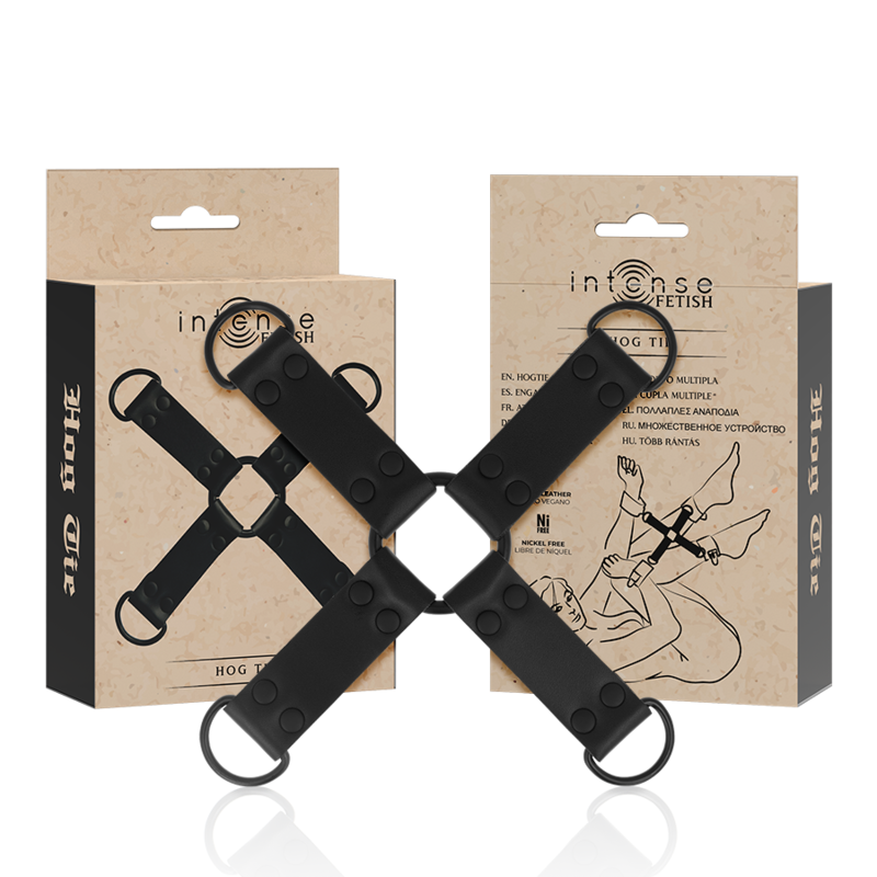 INTENSE - FETISH ENGANCHE MÚLTIPLE PARA MANOS Y PIES DE CUERO VEGANO - Foto 1 INTENSE - FETISH ENGANCHE MÚLTIPLE PARA MANOS Y PIES DE CUERO VEGANO - sexbliss - Foto 1