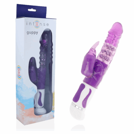 INTENSE - GUPPY VIBRADOR ROTADOR LILA - sexbliss - Foto 1