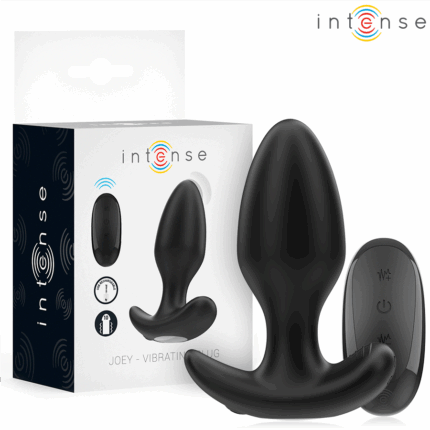 INTENSE - JOEY PLUG ANAL 10 VIBRACIONES NEGRO CONTROL REMOTO - sexbliss - Foto 1
