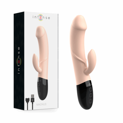 INTENSE - MAGNUS VIBRADOR RECARGABLE DUAL NATURAL - sexbliss - Foto 1