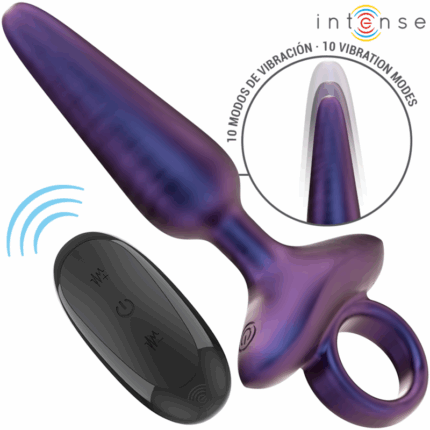 INTENSE - MARLON PLUG ANAL VIBRADOR MODELO 4 CONTROL REMOTO - sexbliss - Foto 1