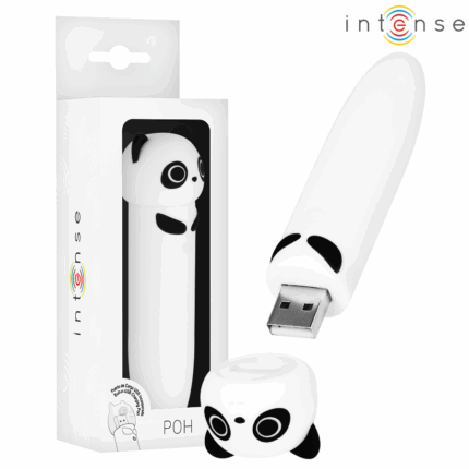 INTENSE - POH BALA VIBRADORA PANDA RECARGABLE USB 10 X 2.2 CM - sexbliss - Foto 1