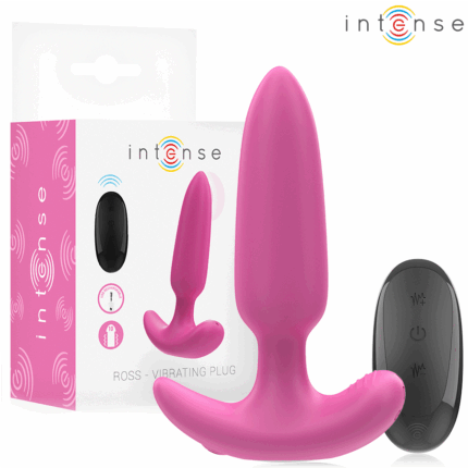 INTENSE - ROSS PLUG ANAL 10 VIBRACIONES ROSA CONTROL REMOTO - sexbliss - Foto 1
