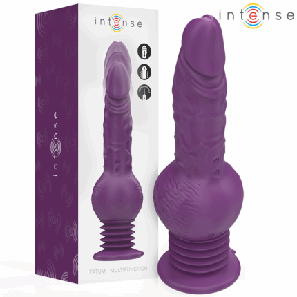 INTENSE - TATUM VIBRADOR MULTIFUNCIÓN CON VIBRACIÓN UP AND DOWN 24 CM MORADO - sexbliss - Foto 1