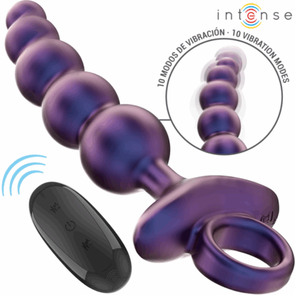 INTENSE - TITO PLUG ANAL VIBRADOR MODELO 3 CONTROL REMOTO - sexbliss - Foto 1