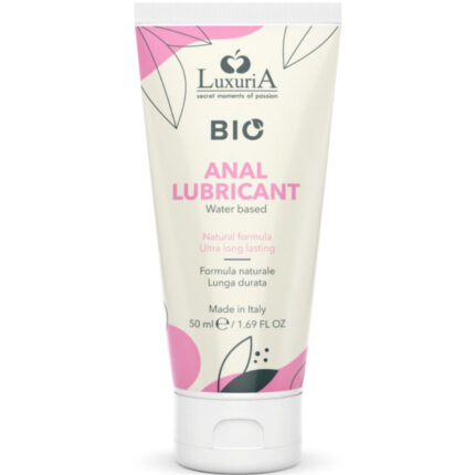 INTIMATELINE - LUXURIA BIO LUBRICANTE ANAL BASE AGUA 50 ML - sexbliss - Foto 1