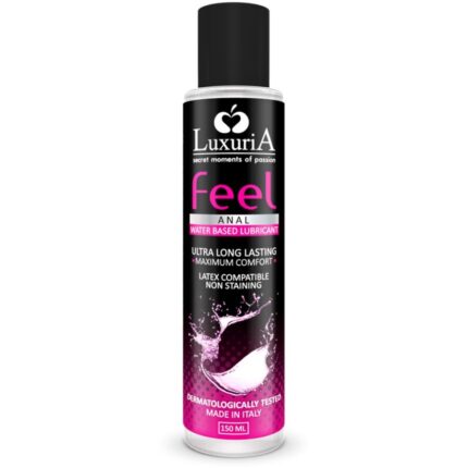 INTIMATELINE - LUXURIA FEEL LUBRICANTE BASE AGUA ANAL 150 ML - sexbliss - Foto 1