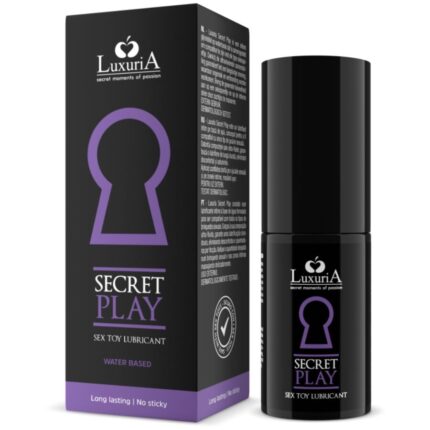 INTIMATELINE LUXURIA - LUBRICANTE PARA JUGUETES SECRET PLAY 30 ML - sexbliss - Foto 1