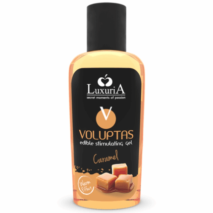 INTIMATELINE LUXURIA - VOLUPTAS GEL MASAJE COMESTIBLE EFECTO CALOR - CARAMELO 100 ML - sexbliss - Foto 1