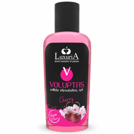 INTIMATELINE LUXURIA - VOLUPTAS GEL MASAJE COMESTIBLE EFECTO CALOR - CEREZA 100 ML - sexbliss - Foto 1