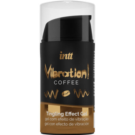 INTT - POTENTE ESTIMULANTE ÍNTIMO GEL VIBRADOR LIQUIDO CAFÉ 15ML - sexbliss - Foto 1
