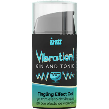 INTT - POTENTE ESTIMULANTE ÍNTIMO GEL VIBRADOR LIQUIDO GIN & TONIC 15ML - sexbliss - Foto 1
