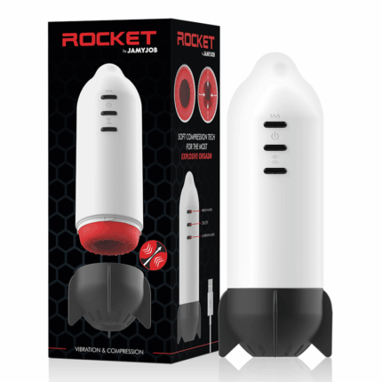JAMYJOB - ROCKET MASTURBADOR TECNOLOGÍA SOFT COMPRESSION Y VIBRACIÓN - sexbliss - Foto 1