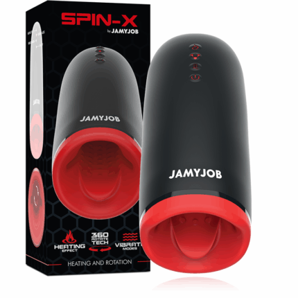 JAMYJOB - SPIN-X MASTURBADOR CON ROTACIÓN Y FUNCIÓN CALOR - sexbliss - Foto 1