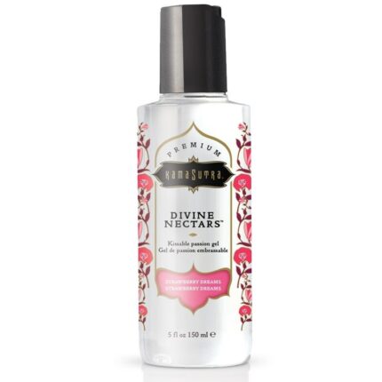 KAMASUTRA - DIVINE NECTARS LUBRICANTE STRAWBERRY DREAM 150 ML - sexbliss - Foto 1