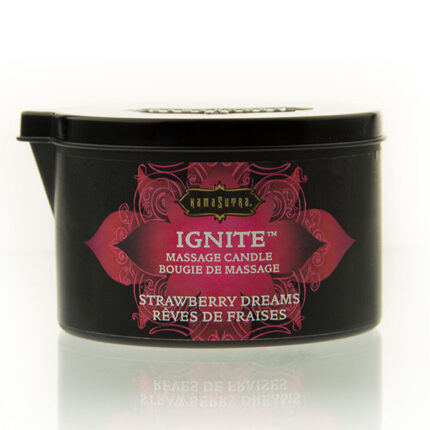 KAMASUTRA - VELA DE MASAJE SUEÑOS DE FRESA 170 GR - sexbliss - Foto 1