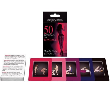 KHEPER GAMES - CARTAS 50 POSICIONES DE BONDAGE - sexbliss - Foto 1