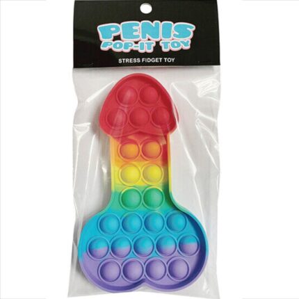 KHEPER GAMES - JUGUETE ANTIESTRES PENIS POP-IT MULTICOLOR - sexbliss - Foto 1