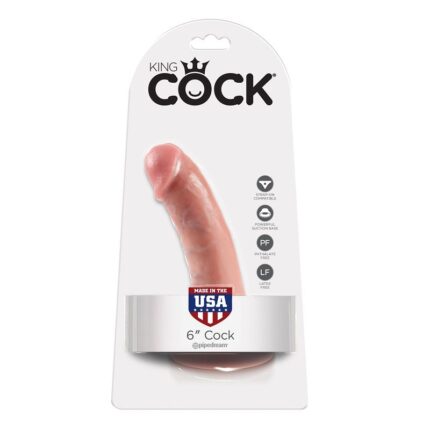KING COCK - 6 PENE NATURAL 15.2 CM - sexbliss - Foto 1