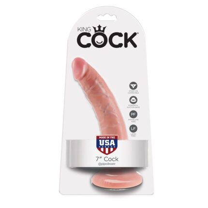 KING COCK - 7 PENE NATURAL 17.8 CM - sexbliss - Foto 1