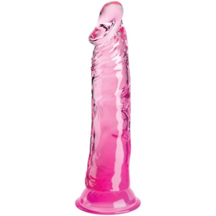 KING COCK - CLEAR PENE REALÍSTICO 19.7 CM ROSA - sexbliss - Foto 1